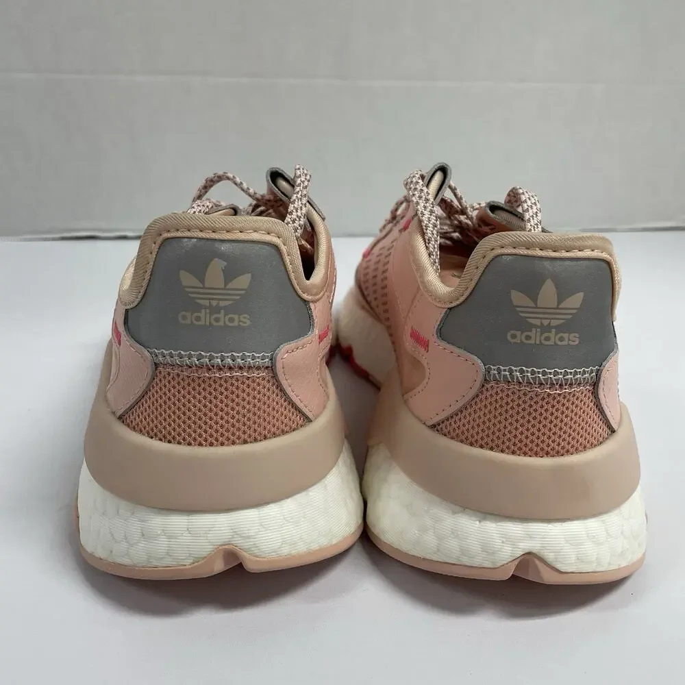 Adidas Nite Jogger J Vapour Pink EG6744 Size 5.5 Kids Boost Sneakers Leather